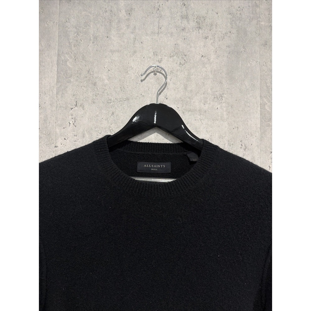All Saints Sweater Black Wool Size Small Men